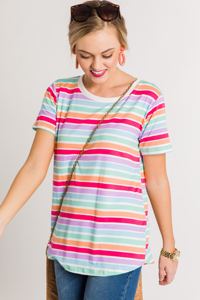 Candy Shop Striped Tee