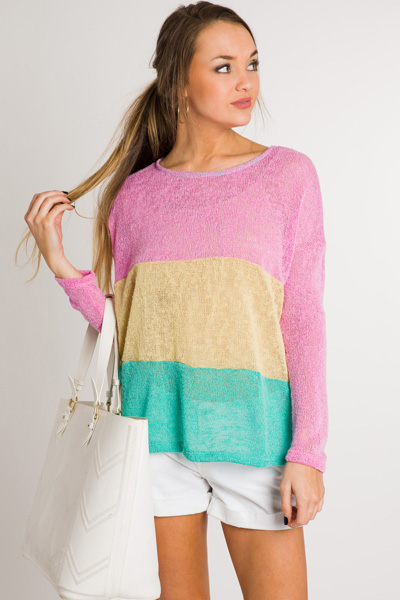 Popsicle Striped Sweater