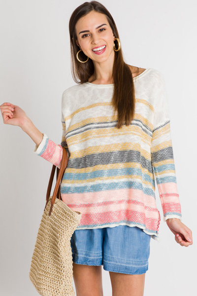 Sunset Boucle Pullover