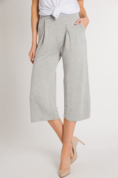 Comfy Casual Pants, Grey