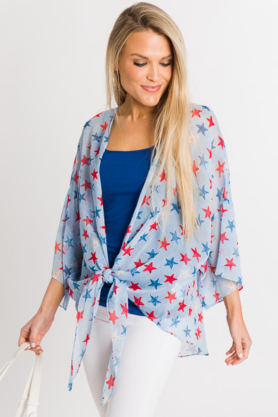 Star Spangled Kimono
