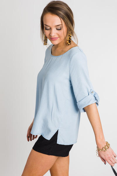 Softest Chambray Top