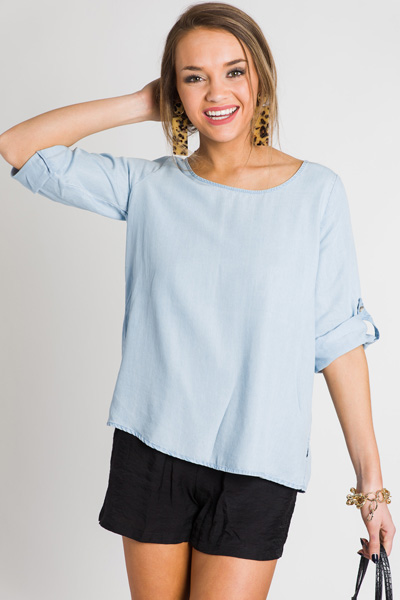 Softest Chambray Top