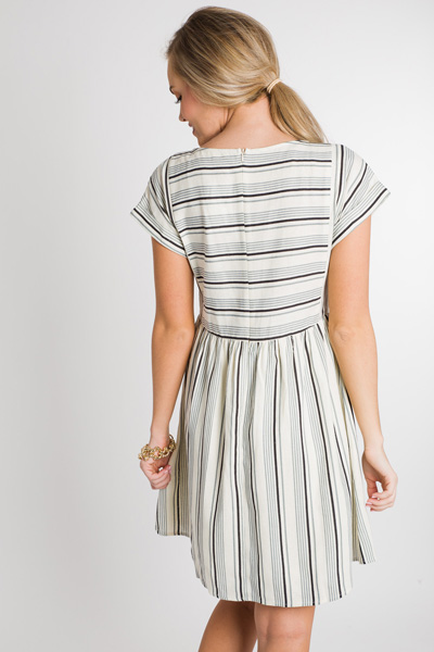 Multi & Mixed Striped Dress