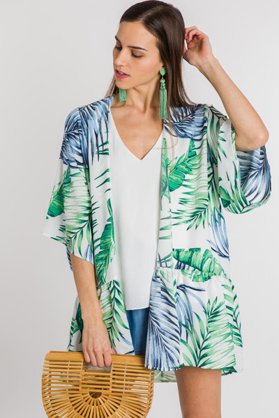 Tropical Vacay Kimono