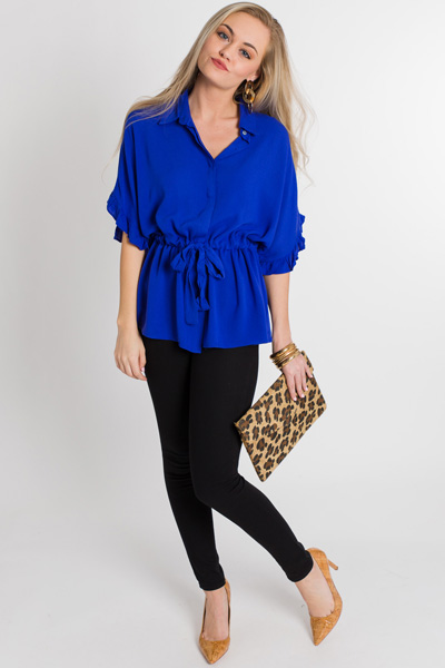 In A Cinch Blouse, Royal