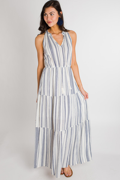 Cross the Line Tiered Maxi