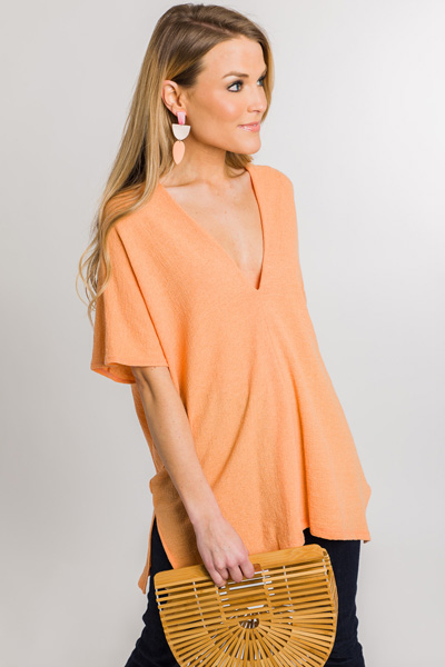 Classic Karlie Tunic, Peach Gauze