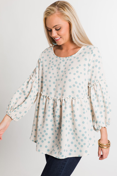 Dot to the Top Blouse