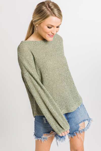 Allie Sweater, Olive