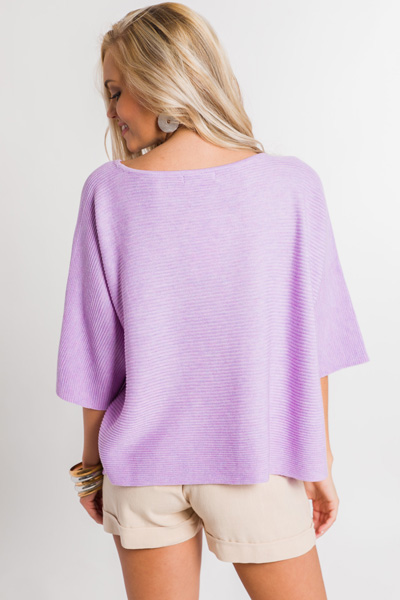 Spring Fling Sweater, Lavender