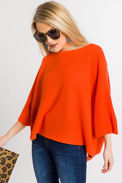 Spring Fling Sweater, Orange