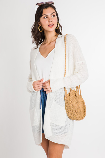 Spring Time Cardi, Off White