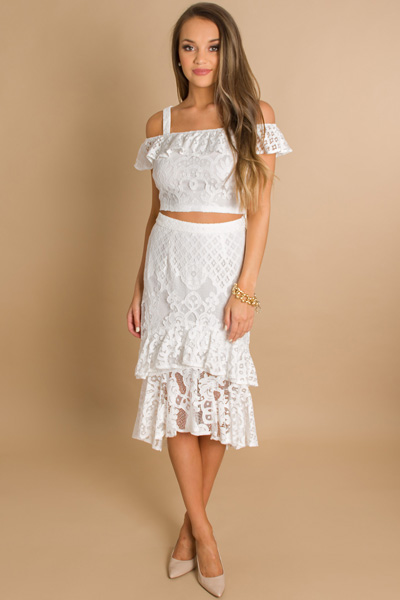 Summer Bride Skirt Set
