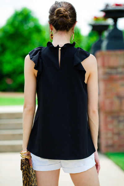 Savvy Chic Fluff Neck, Black