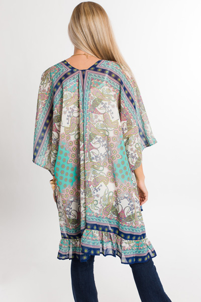 Paisley Scarf Kimono