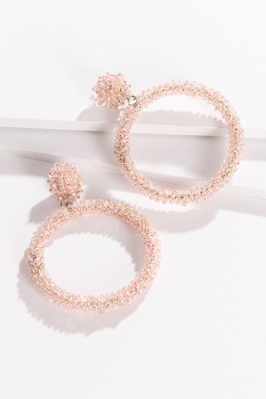 Crystal Pop Earring, Pink