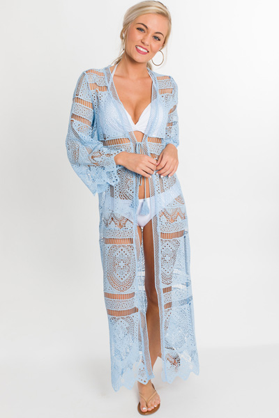 Boho Blues Duster