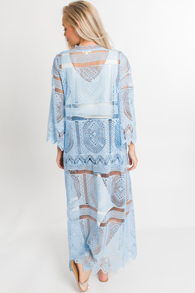 Boho Blues Duster