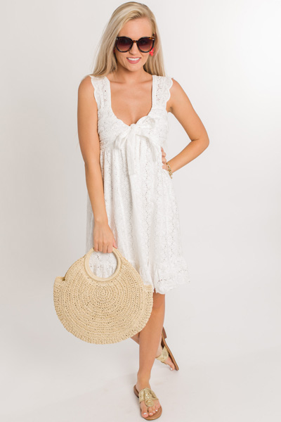 Eyelet Flower Dress