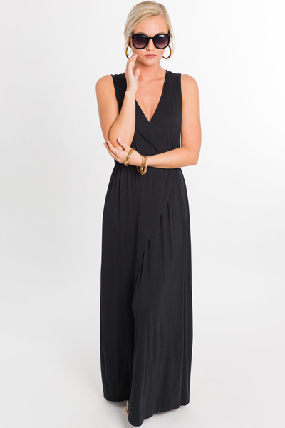 Simply Wrapped Maxi, Black