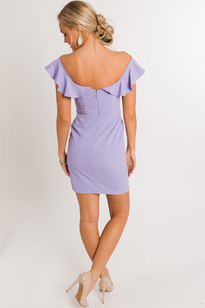 Lilac Body Con Dress