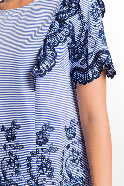 In the Details Embroidered Top