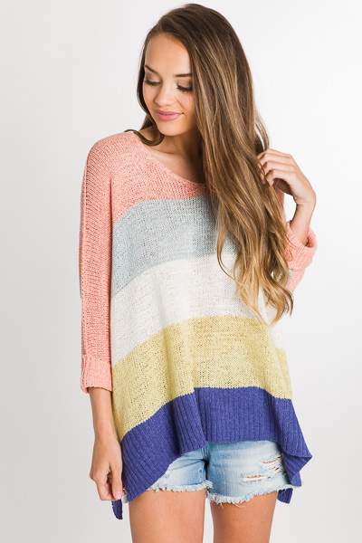 Sorbet Striped Sweater