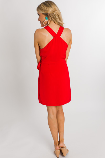 Red Rover Wrap Dress