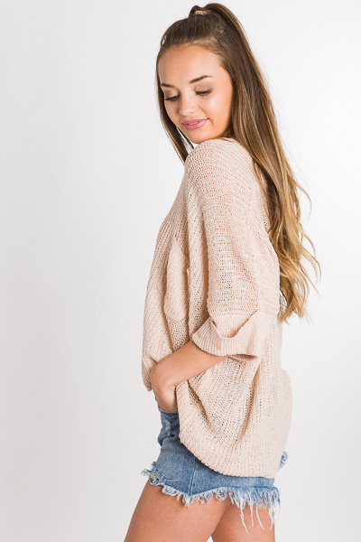 Chrissie Summer Sweater, Blush