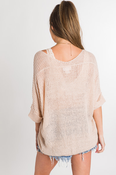 Chrissie Summer Sweater, Blush
