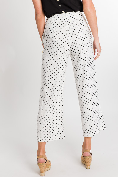 Minnie Dotted Pants, White