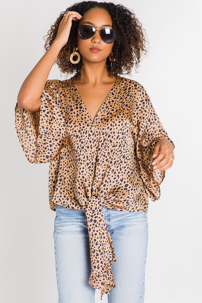 Stacy Spotted Blouse