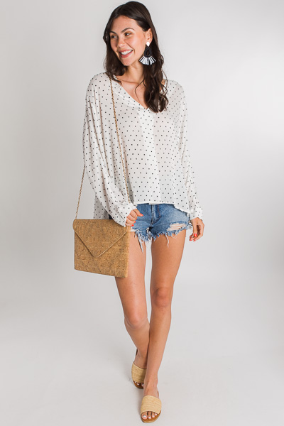 Textured Dots Blouse