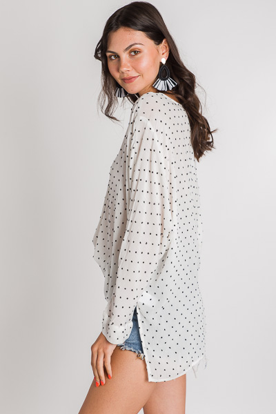 Textured Dots Blouse