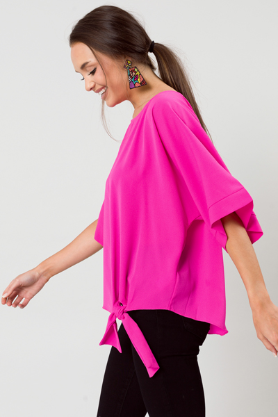 Side to Side Top, Magenta