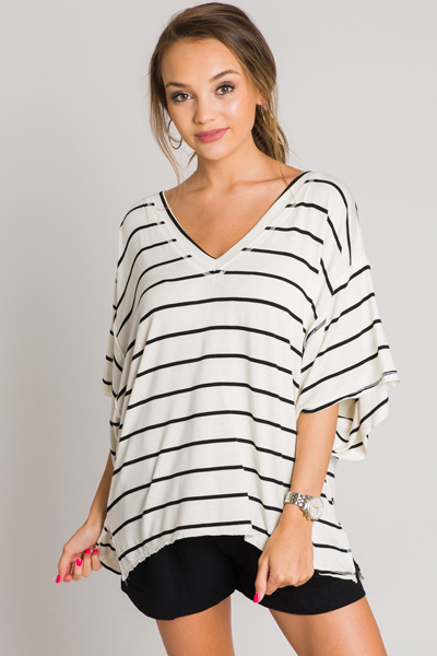 Go-to Striped Top