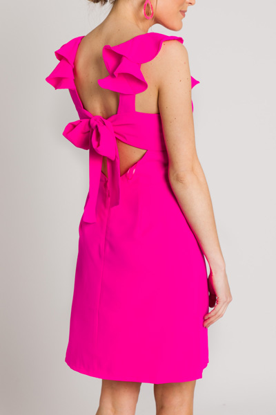 Up All Night Dress, Neon Pink