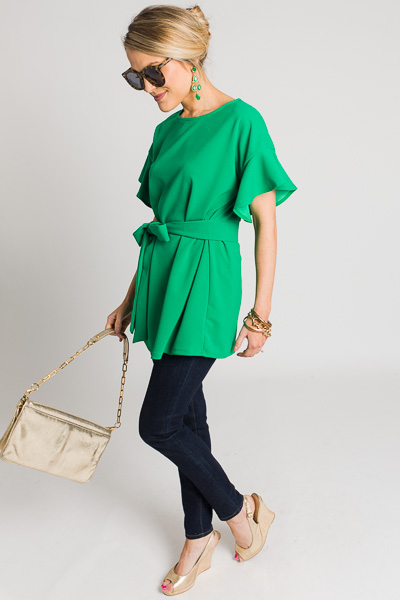 Weekday Chic Top, Green