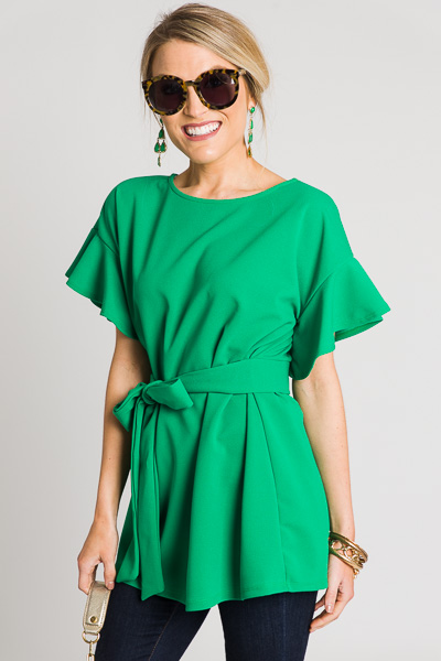 Weekday Chic Top, Green