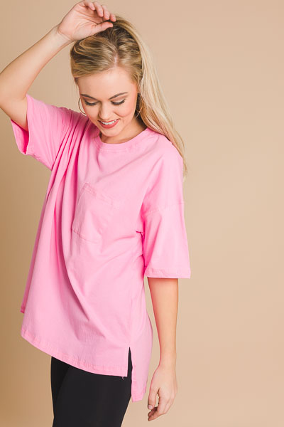 Chill Day Tunic, Pink