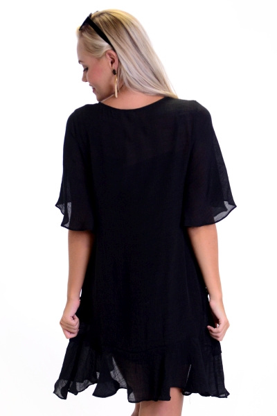 Sweetie Swing Dress, Black