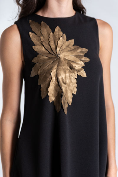 Bronze Corsage Dress
