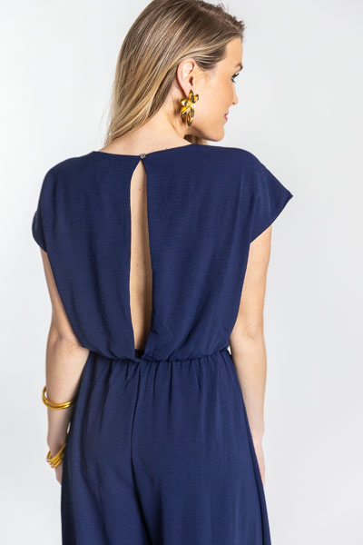 Knot Possible Jumpsuit, Navy