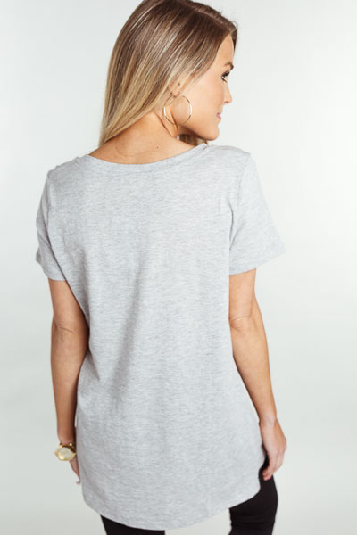 Game Day Graphic Tee, Grey