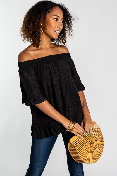 Perry Pleats Top
