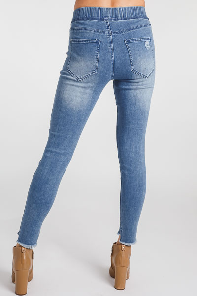 Max Denim Leggings, Blue