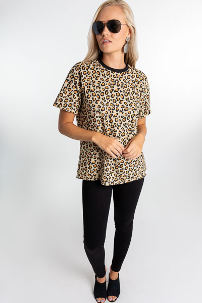 Ollie T-Shirt, Leopard