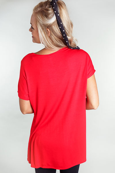 Go-To Tunic, Red