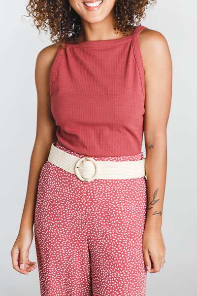 Sienna Ribbed Tank